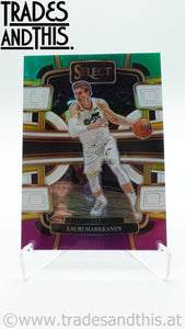 2023-24 Panini Select Green White Purple Prizm Lauri Markkanen #19