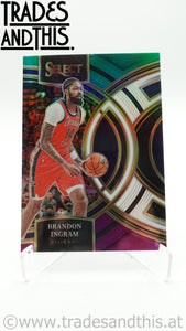 2023-24 Panini Select Green White Purple Prizm Brandon Ingram #173
