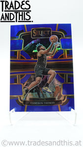 2023-24 Panini Select Basketball Blue Prizm Cameron Thomas #6