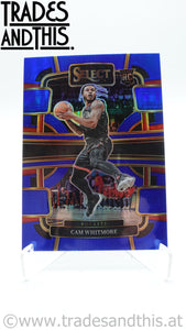 2023-24 Panini Select Basketball Blue Prizm Cam Whitmore #69 RC
