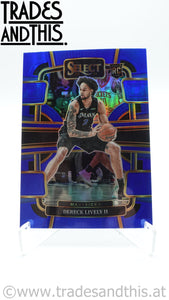 2023-24 Panini Select Basketball Blue Prizm Derek Lively II #76 RC
