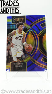 2023-24 Panini Select Basketball Blue Prizm Keyonte George #109 RC