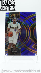 2023-24 Panini Select Basketball Blue Prizm Olivier-Maxence Prosper #112 RC