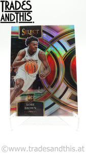 2023-24 Panini Select Basketball Silver Prizm Kobe Brown #110 RC