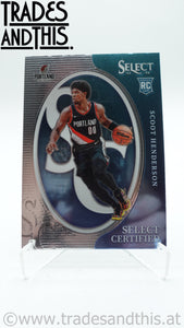 2023-24 Panini Select Basketball Select Certified Scoot Henderson #19 RC