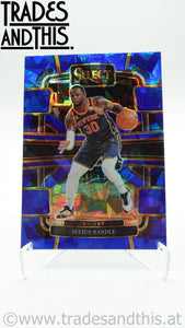 2023-24 Panini Select Basketball Blue Cracked Ice Prizm Julius Randle #46
