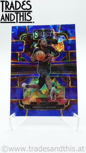 2023-24 Panini Select Basketball Blue Cracked Ice Prizm Darius Garland #50