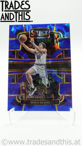 2023-24 Panini Select Basketball Blue Cracked Ice Prizm Austin Reaves #52