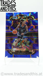 2023-24 Panini Select Basketball Blue Cracked Ice Prizm Ja Morant #65