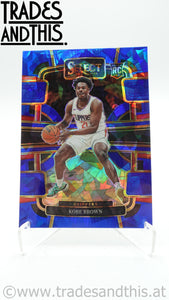 2023-24 Panini Select Basketball Blue Cracked Ice Prizm Kobe Brown #79 RC