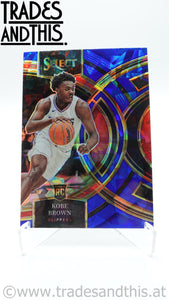 2023-24 Panini Select Basketball Blue Cracked Ice Prizm Kobe Brown #110 RC
