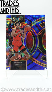 2023-24 Panini Select Basketball Blue Cracked Ice Prizm Scottie Barnes #147