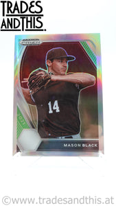 2021 Panini Prizm Draft Picks Silver Prizm Mason Black #PDP85