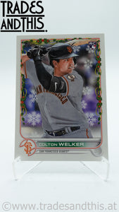 2022 Topps Holiday Colton Welker #HW26 RC