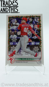 2022 Topps Holiday Simon Muzziotti #HW32 RC