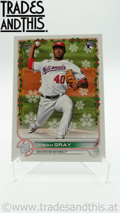2022 Topps Holiday Josiah Gray #HW46 RC