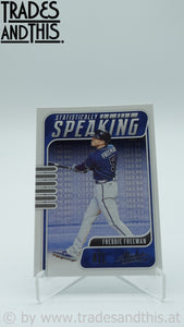 2021 Panini Absolute Statistically Speaking Freddie Freeman #SS-6