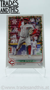 2022 Topps Holiday Hunter Greene #HW130 RC