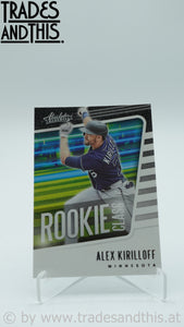 2021 Panini Absolute Rookie Class Alex Kirilloff #RC-14