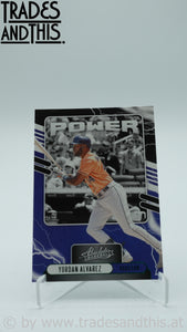 2021 Panini Absolute Power Yordan Alvarez #PO-14
