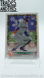 2022 Topps Holiday Gosuke Katoh #HW149 RC