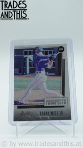 2021 Panini Absolute Prospects Bobby Witt Jr. #P-10