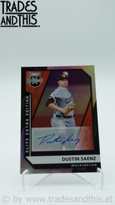 2021 Panini Elite Extra Edition Signatures Dustin Saenz #112