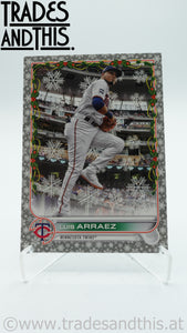 2022 Topps Holiday Metallic Luis Arraez #HW180