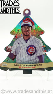 2022 Topps Holiday Oversized Ornaments Die-Cuts Willson Contreras #WHO-WC