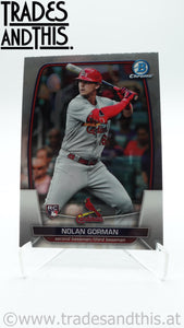 2023 Bowman Chrome Nolan Gorman #48 RC