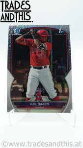 2023 Bowman Chrome Prospects Mega Box Mojo Refractor Luis Torres #BCP-155