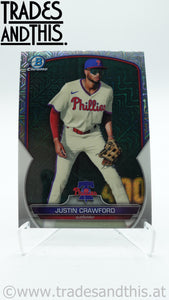 2023 Bowman Chrome Prospects Mega Box Mojo Refractor Justin Crawford #BCP-217