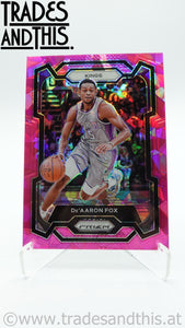 2023-24 Panini Prizm Pink Ice Prizm De'Aaron Fox #6