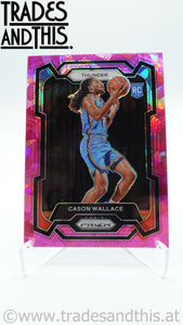 2023-24 Panini Prizm Pink Ice Prizm Cason Wallace #139 RC