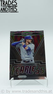 2021 Panini Prizm Fearless Kris Bryant #FR-12