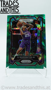2023-24 Panini Prizm Green Cracked Ice PJ Washington JR. #117