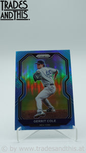 2021 Panini Prizm Carolina Blue Prizm Gerrit Cole #77