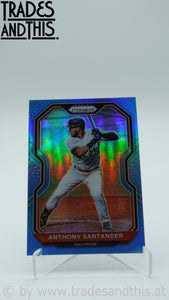 2021 Panini Prizm Carolina Blue Prizm Anthony Santander #132