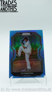 2021 Panini Prizm Carolina Blue Prizm Yu Darvish #142