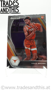 2021-22 Panini Prizm Draft Picks Greg Brown #27 RC