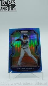 2021 Panini Prizm Carolina Blue Prizm Gleyber Torres #199