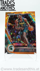 2021-22 Panini Prizm Draft Picks Orange Ice Prizm Jaren Jackson JR. #31