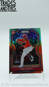 2021 Panini Prizm Cosmic Haze Jose Garcia #74 RC