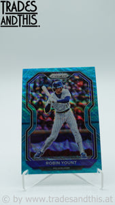 2021 Panini Prizm Teal Wave Robin Yount #156