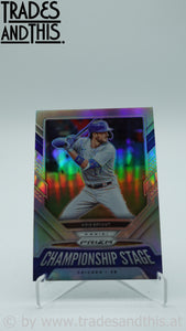 2021 Panini Prizm Championship Stage Silver Prizm Kris Bryant #CS9