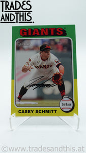 2024 Topps Heritage Casey Schmitt #124