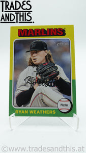 2024 Topps Heritage Ryan Weathers #136