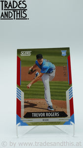 2021 Panini Chronicles Score Red 042/100 Trevor Rogers #12 RC