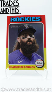2024 Topps Heritage Charlie Blackmon #167
