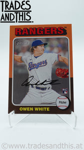 2024 Topps Heritage Owen White #168 RC